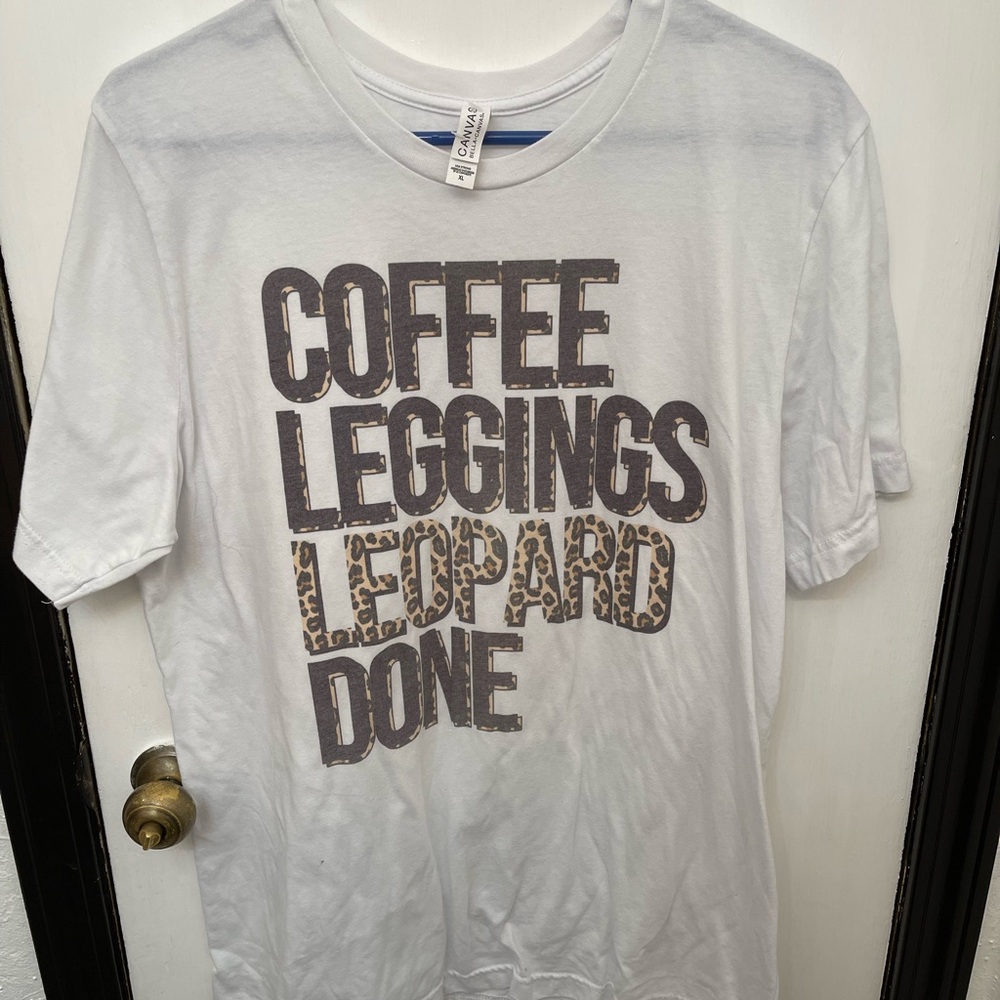Bella Canvas White T-Shirt with Bold Graphic